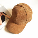 Men's And Women's Fashion Corduroy Striped Duck Tongue Hat - Jessie's D Man