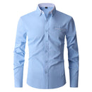 Faux Pocket Decorative Men's Long-sleeved Shirt - Jessie's D Man