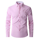 Faux Pocket Decorative Men's Long-sleeved Shirt - Jessie's D Man